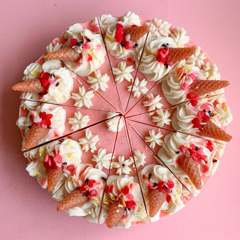 The Sass Bar Neapolitan Icecream Cone Cake Soap